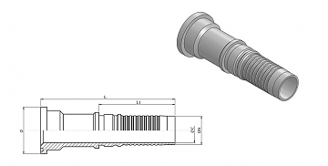 Фл. 1.1/4"3000/0-20 int (50.8) DN32