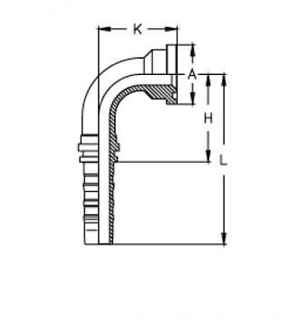 Фл. 2.1/2" 6000/90-32 CS (84,1) DN50