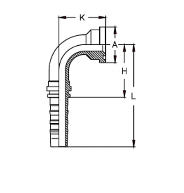 Фл. 2.1/2" 6000/90-32 CS (84,1) DN50