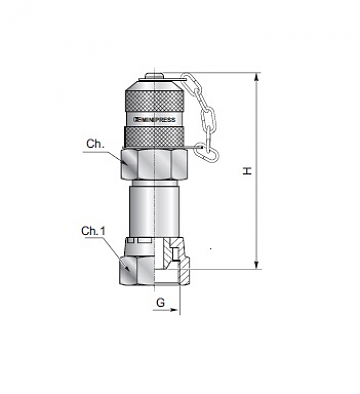 Точка измерения давления М16х2,0 гайка BSP 1/4"