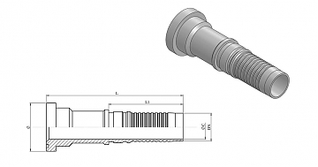 Фл. 1.1/2"6000/0-20 int (63,5) DN32