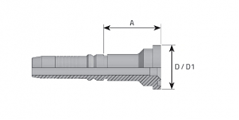 Фл. 1.1/4"6000/0-16 int (54,0) Cat DN25